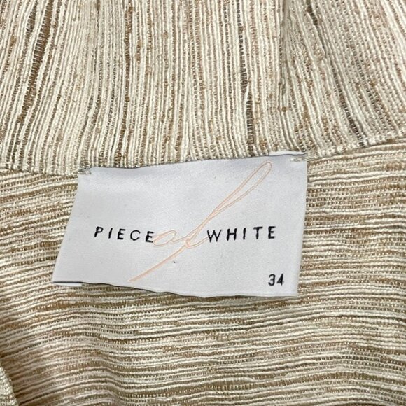 Piece of White | Audrey Raw Silk Dress in Biscotti Beige NWOT - Picture 8 of 8